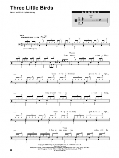 Bob Marley Drum Play-Along Volume 25