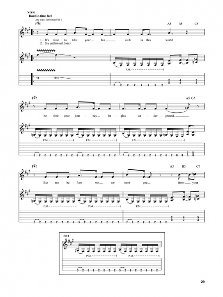 Megadeth Guitar Play-Along Volume 129