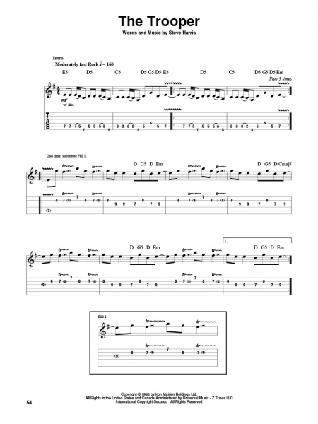 Iron Maiden Guitar Play-Along Volume 130