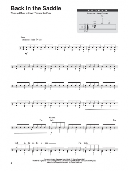 Aerosmith Drum Play-Along Volume 26
