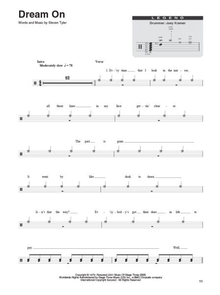 Aerosmith Drum Play-Along Volume 26