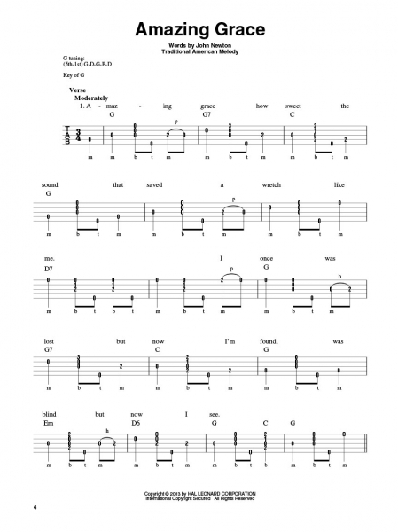Folk Songs for Banjo
