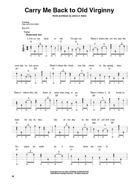 Folk Songs for Banjo