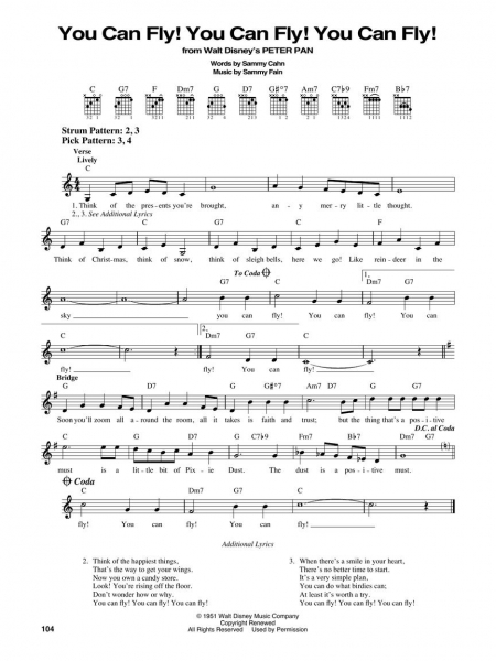 The Disney Songs Book Easy Guitar