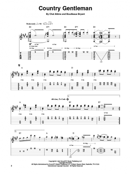 Chet Atkins Guitar Play-Along Volume 59