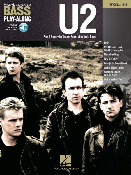 U2 Bass Play-Along Volume 41