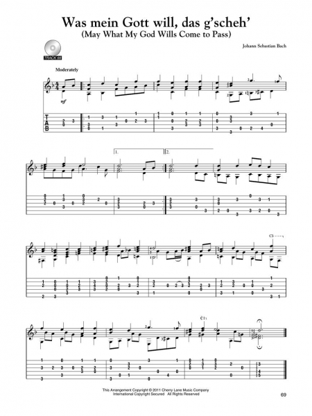 70 Bach Chorales for Easy Classical Guitar