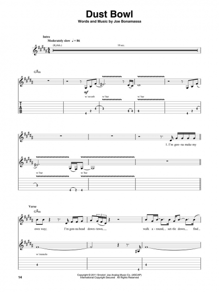 Joe Bonamassa Guitar Play-Along Volume 152