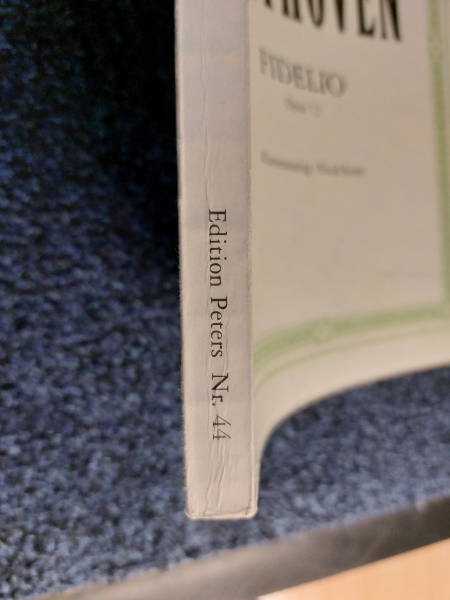 Beethoven Fidelio Klavierauszug