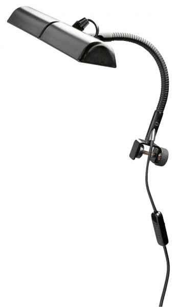 K&M 12275 Notenpult-Doppelleuchte mit Schwanenhals