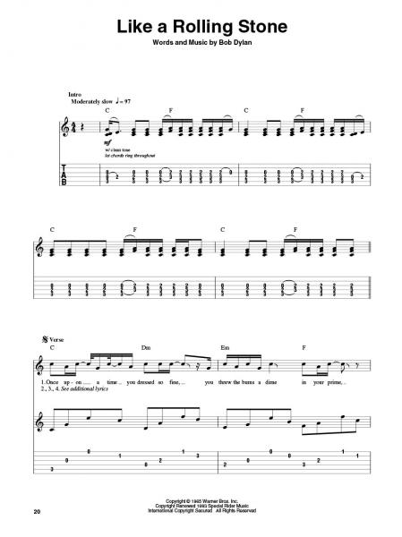 Bob Dylan Guitar Play-Along Volume 148