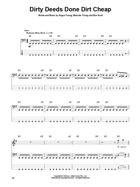 AC/DC Bass Play-Along Volume 40