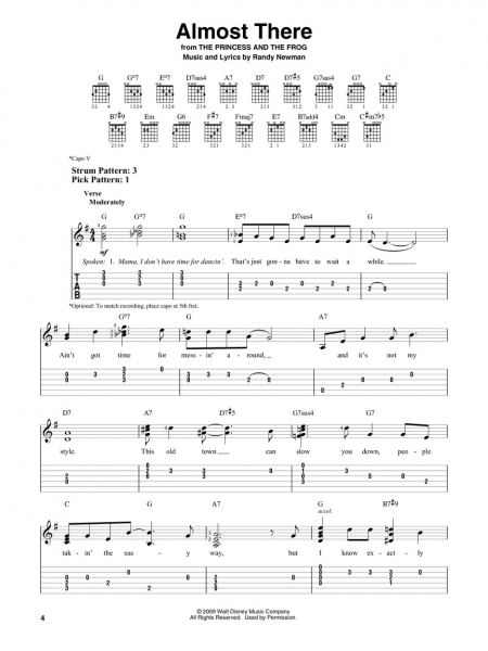 Contemporary Disney Gitarre