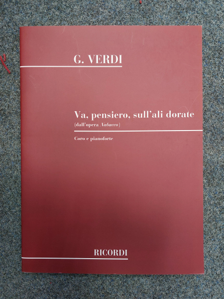 Verdi Nabucco Gefangenenchor Chor mit Klavier; italienisch