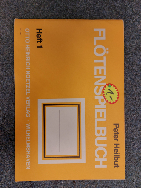 Flötenspielbuch Heft 1, beide Griffweisen, Sopranblockflöte