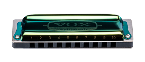 VOX Mundharmonika, Continental, Tonart A, Dark Green British Bulldog