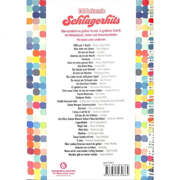 Das große Schlagerliederbuch
