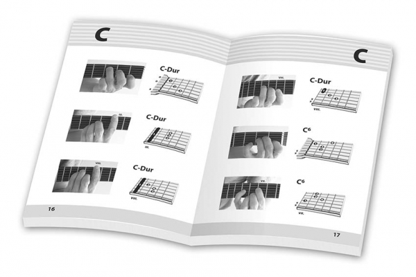 Fotogrifftabelle für Gitarre