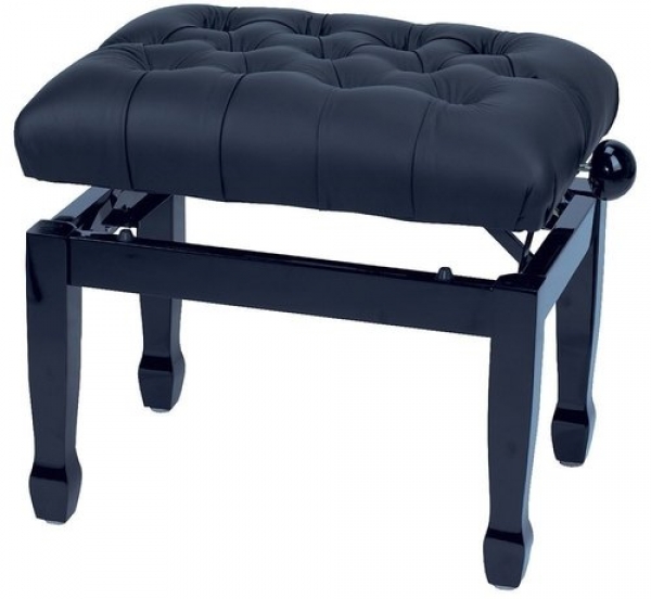 GEWA Pianobank Deluxe XL Schwarz hochglanz