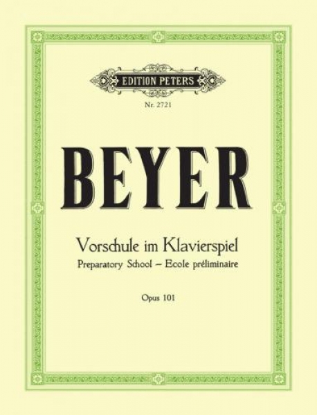 Vorschule im Klavierspiel op 101 Beyer/Rutthardt