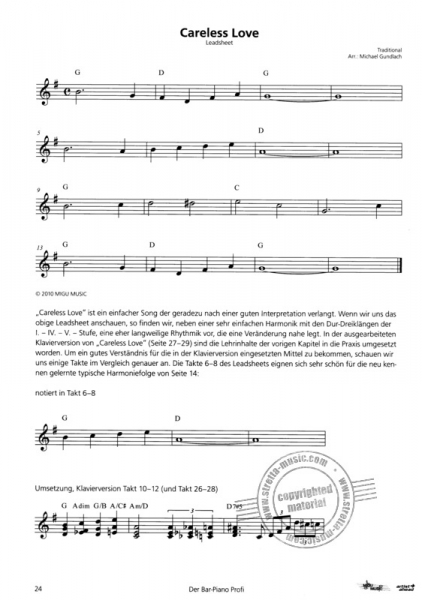 Der Barpiano Profi+CD Gundlach, Michael