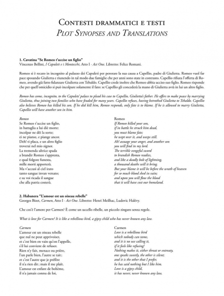 Ricordi Opera Anthology Mezzosopran
