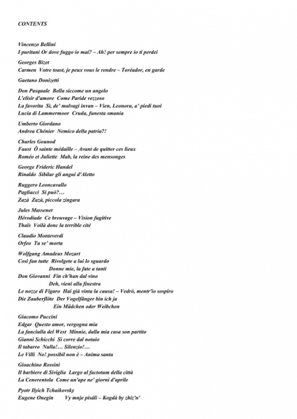Ricordi Opera Anthology Bariton