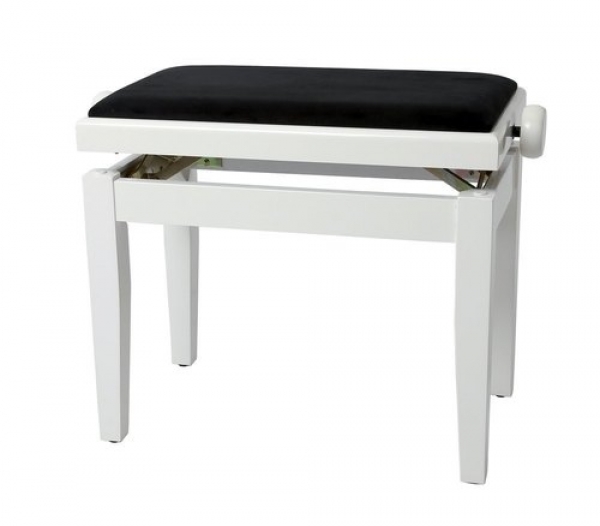 GEWA Pianobank Deluxe Weiß hochglanz