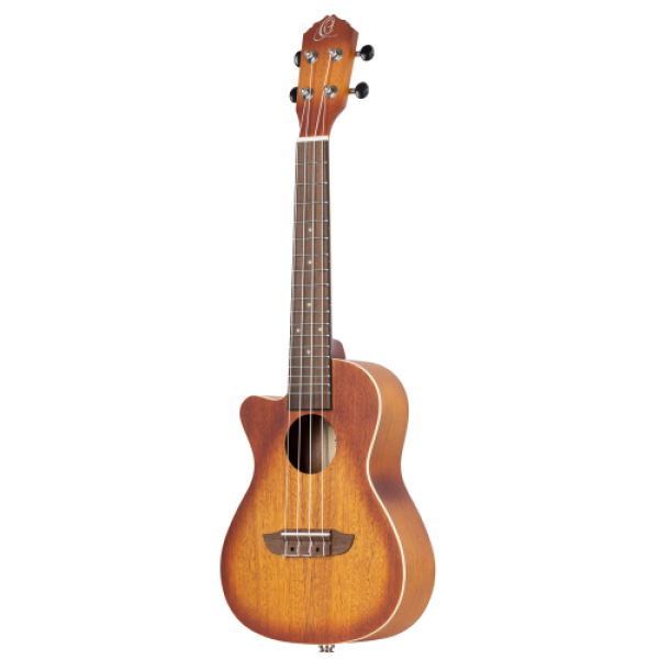 Ortega RUDAWN-CE-L Sunburst Satin Konzert Ukulele mit Tonabnehmer Lefthand !!!