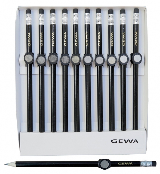 GEWA Bleistifthalter, magnetisch, 10er Pack