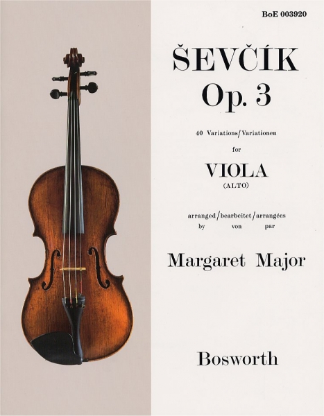 Sevcik: Opus 3 Viola