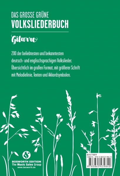 Das große grüne Volksliederbuch Gitarre