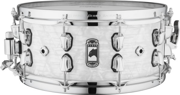 MAPEX BLACK PANTHER Snare, 14x6, Heritage, White Pricobloc Pearl