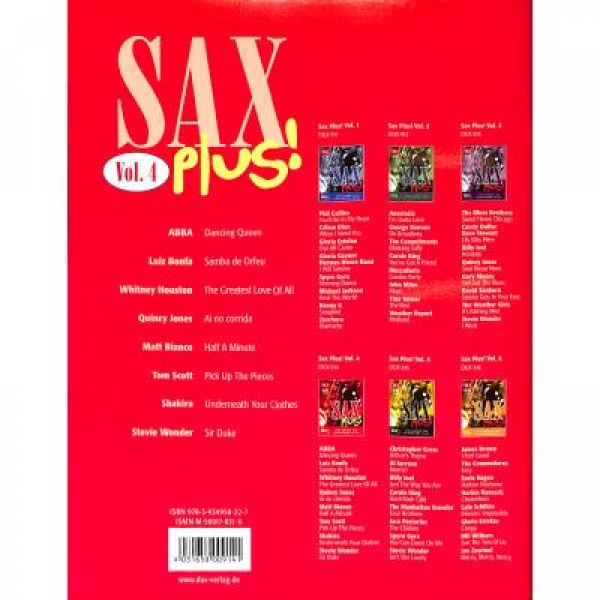 DUX Sax Plus! Vol. 4