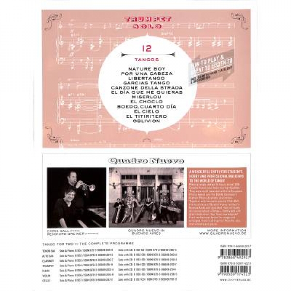 DUX Tango for Two Trp CD