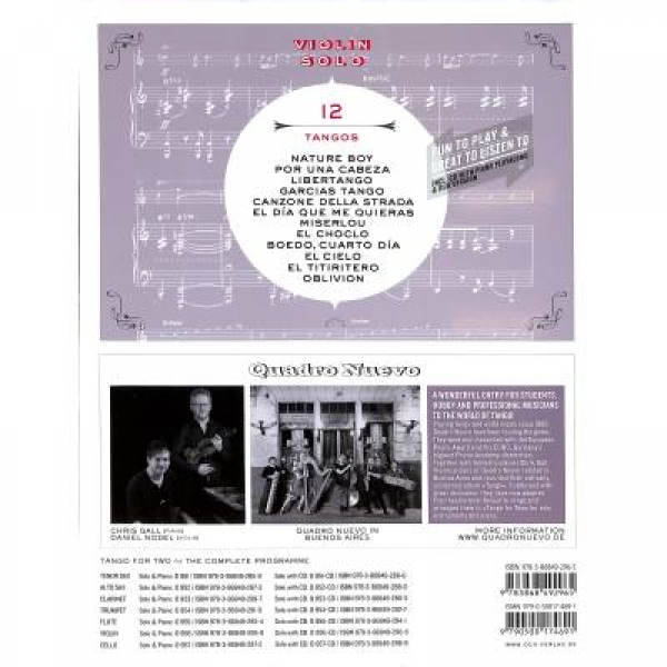 DUX Tango for Two Violine CD