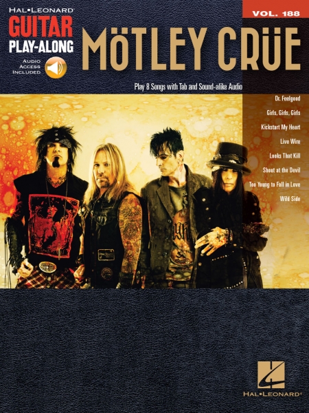 Mötley Crüe Guitar Play-Along Volume 188