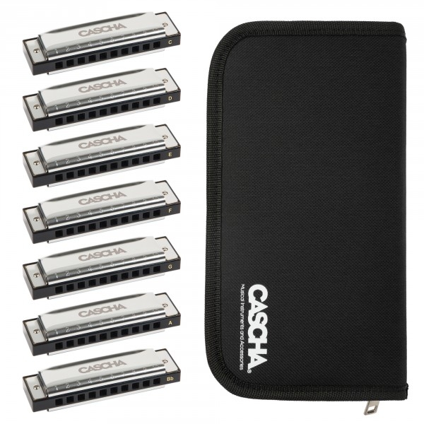 Cascha Blues Mundharmonika Set