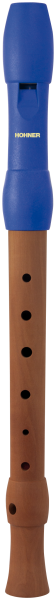 HOHNER Blockflöte, Alegra Line, blau, deutsch, zweiteilig