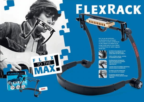 HOHNER Mundharmonikahalter, Flex Rack