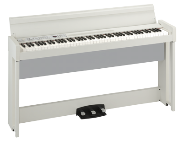 KORG Digitalpiano, Concert, C1 Air, Bluetooth, 3 Pedale, 2x25 Watt, weiß