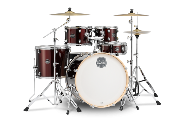 MAPEX Drumset, Storm, Stage, Dark Red
