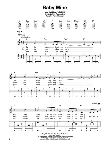 Disney Songs for Banjo
