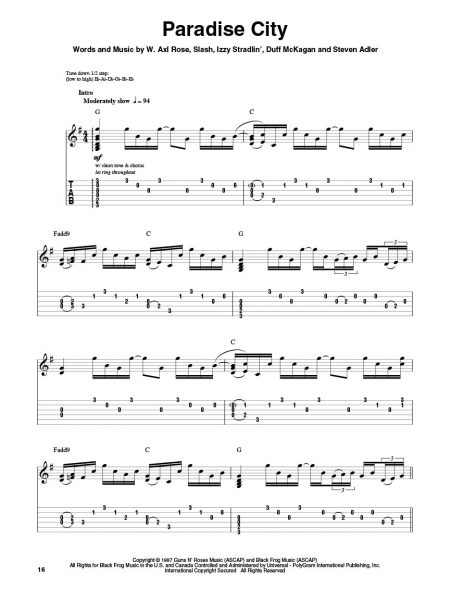 Slash Guitar Play-Along Volume 143