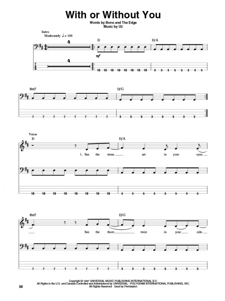 Easy Songs Bass Play-Along Volume 34