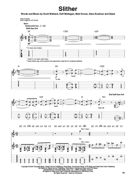 Slash Guitar Play-Along Volume 143