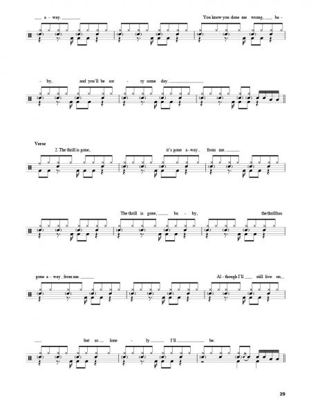 Blues Drum Play-Along Volume 16