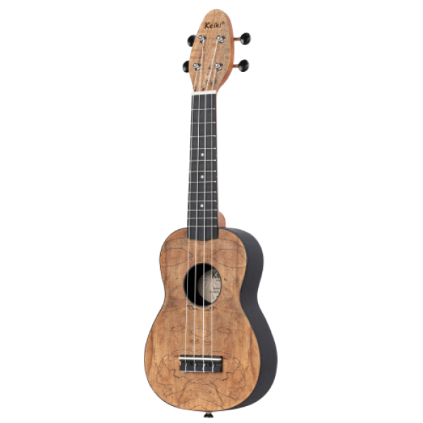 Keiki K3-SPM-L Ukulele Set "spalted maple" Lefty