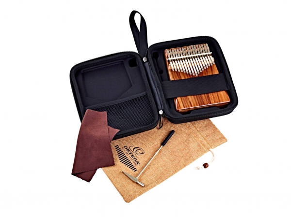 ORTEGA Lizard Series OKB1 Kalimba 17 Akazie