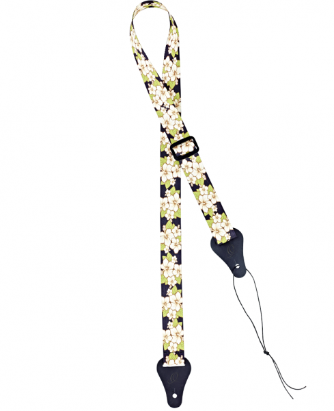 Ortega Ukulelengurt "Green Flower"